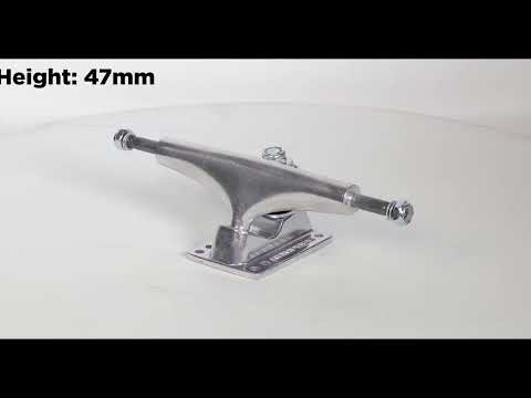 Rampage Rasp Skateboard Trucks - Silver 5.25''