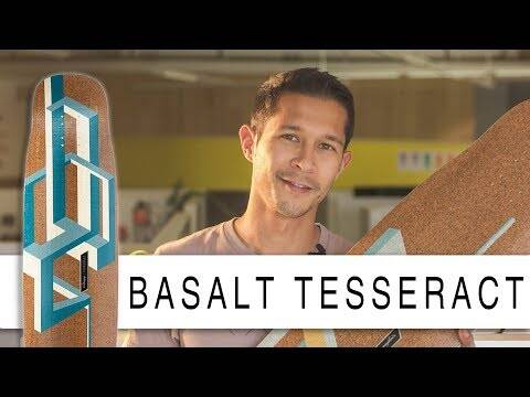 Loaded Basalt Tesseract Longboard Deck - 39'' Dark Blue