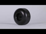 Rampage 99A 53mm Skateboard Wheels - Black/White