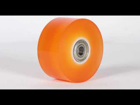 LMNADE Lites LED 85a Quad Roller Skate Wheels - Orange 62mm