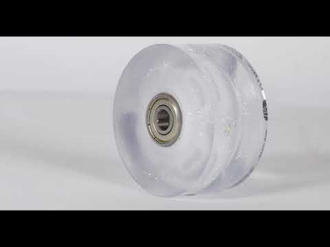 LMNADE Lites LED 85a Quad Roller Skate Wheels - Pearlescent Glitter 62mm