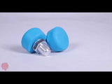 LMNADE Adjustable Rubber Roller Skate Toe Stops - Blue