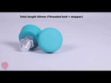LMNADE Adjustable Rubber Roller Skate Toe Stops - Turquoise