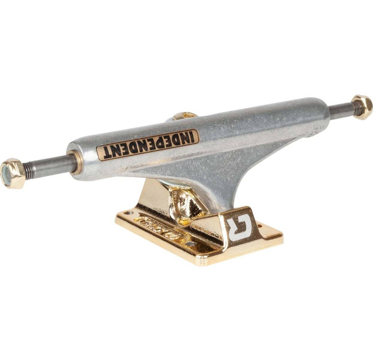 Independent Stage 11 x Carlos Ribeiro Skateboard Trucks - Silver/Gold 149mm