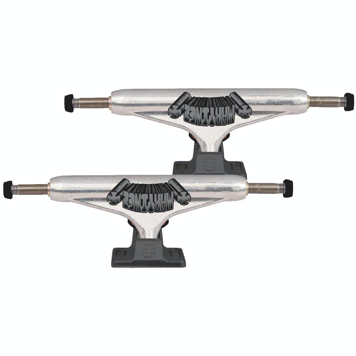 Independent Stage 11 Milton Martinez Standard Skateboard Trucks - Silver/Grey 159mm