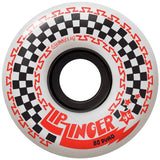 Krooked Zip Zinger Skateboard Wheels - White 56mm (Pack of 4)
