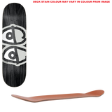 Krooked Team Eyes Skateboard Deck - Assorted Stain 8.06''