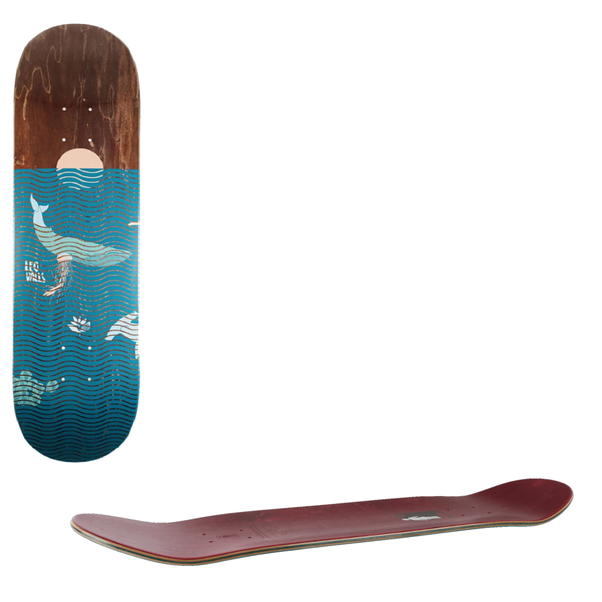 Magenta Deep Series Skateboard Deck - Valls 8.25"