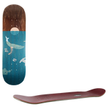 Magenta Deep Series Skateboard Deck - Valls 8.25"