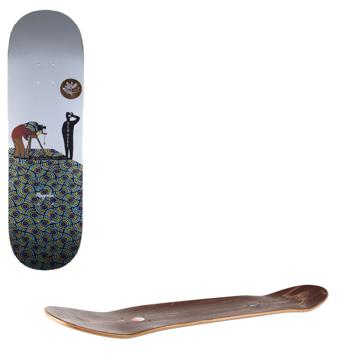 Magenta Ben Gore Photographer Skateboard Deck - 8.4"
