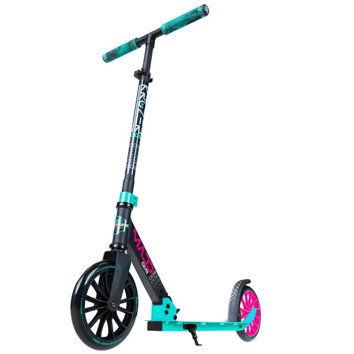 Madd Gear Carve Kruzer 200 V2 Commuter Scooter - Black/Teal