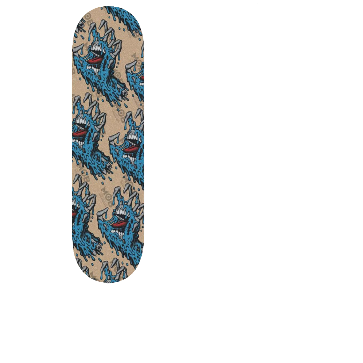 MOB x Santa Cruz Skateboard Grip Tape - Melting Hand 9"