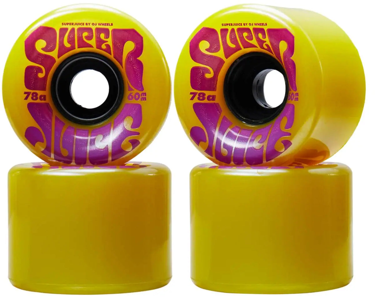 OJ's Super Juice 78A Skateboard Wheels 4-Pack