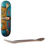 Plan B Warriors Skateboard Deck - Gustavo 8"