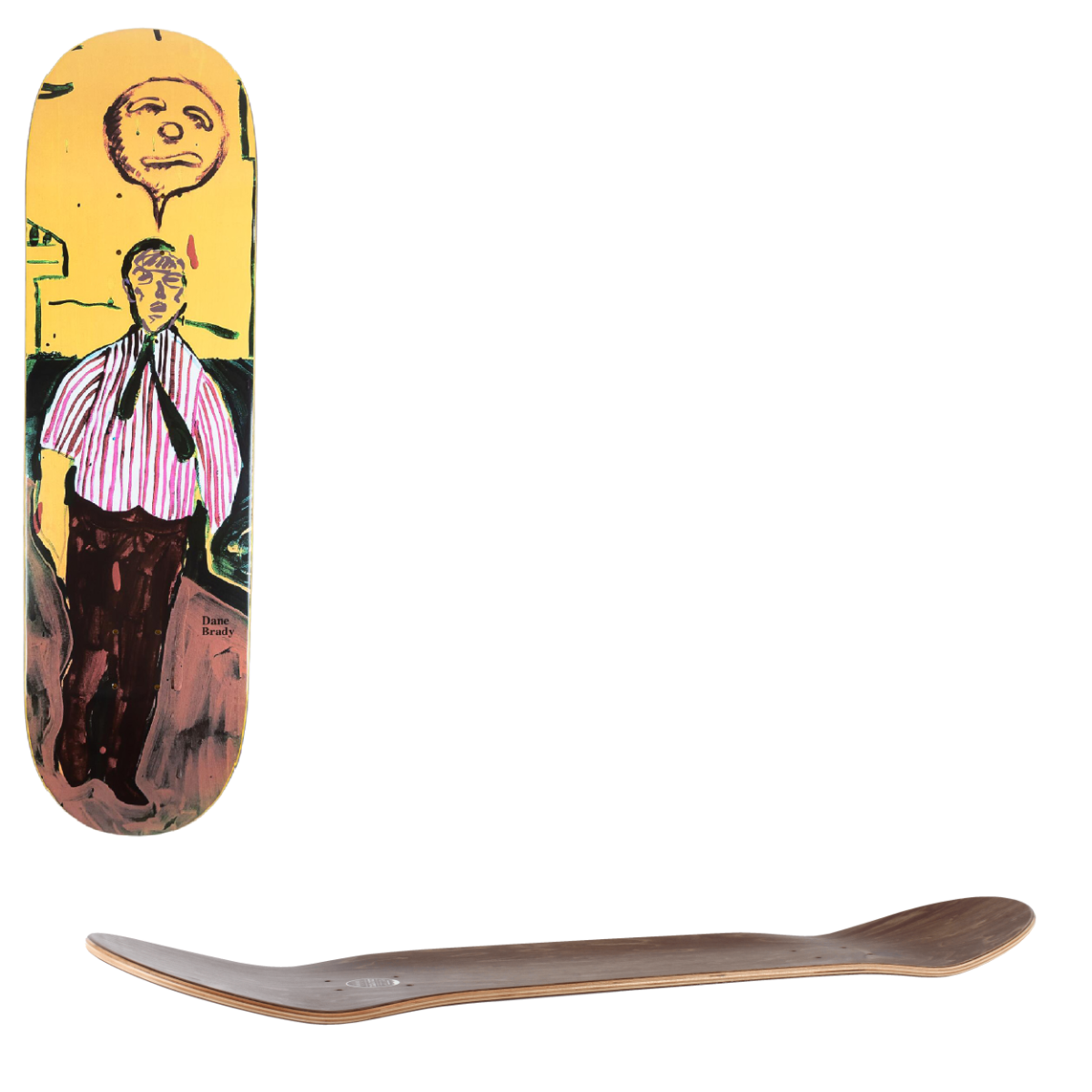 Polar Midnight Stroll Skateboard Deck - Dane Brady 8.25"
