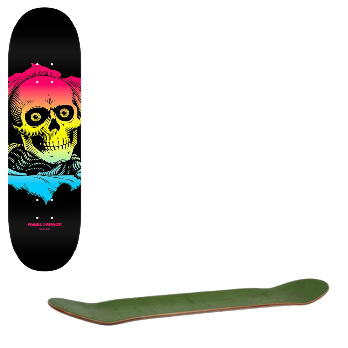 Powell Peralta Ripper Skateboard Deck - Colby Fade 8"
