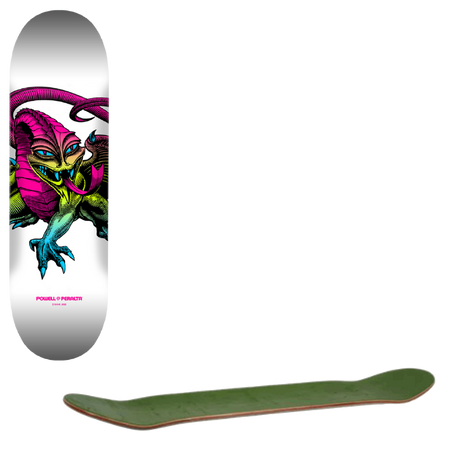 Powell Peralta Caballero Skateboard Deck - Lime Fade/White 8.25"