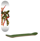 Powell Peralta Caballero Gundam Skateboard Deck - White/Gold Foil 8.25"