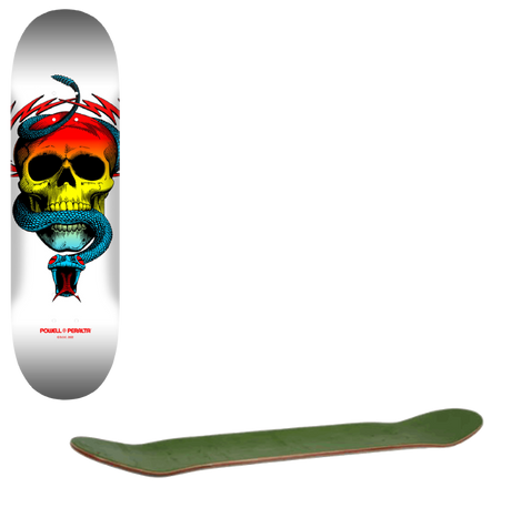 Powell Peralta McGill Skateboard Deck - Yellow Fade/White 8.5"