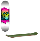 Powell Peralta Ripper Skateboard Deck - Lime Fade/White 8.5"