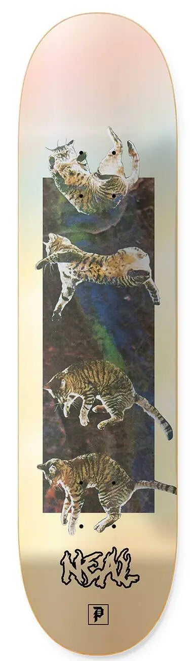 Primitive Neal Nine Lives Skateboard Deck - Gold