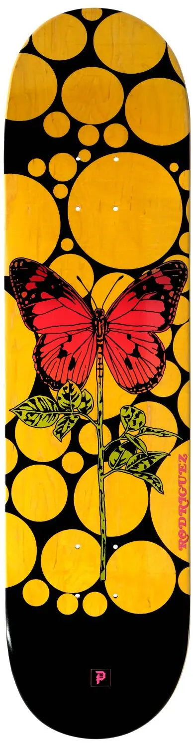 Primitive Rodriguez Cycles Pro Skateboard Deck - Yellow