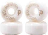 Primitive Rosa 101A Skateboard Wheels 4-Pack - White/Gold