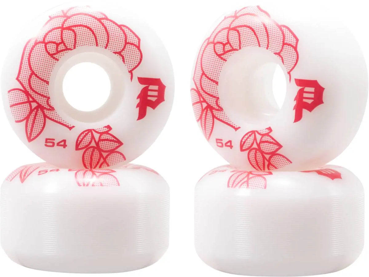 Primitive Rosa 101A Skateboard Wheels 4-Pack - Burgundy