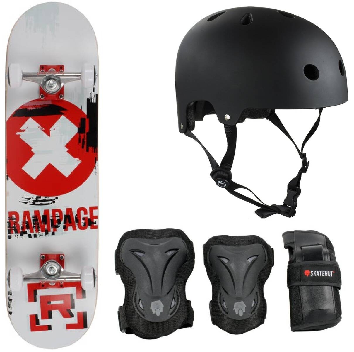 Rampage Glitch Delete Complete Skateboard Bundle