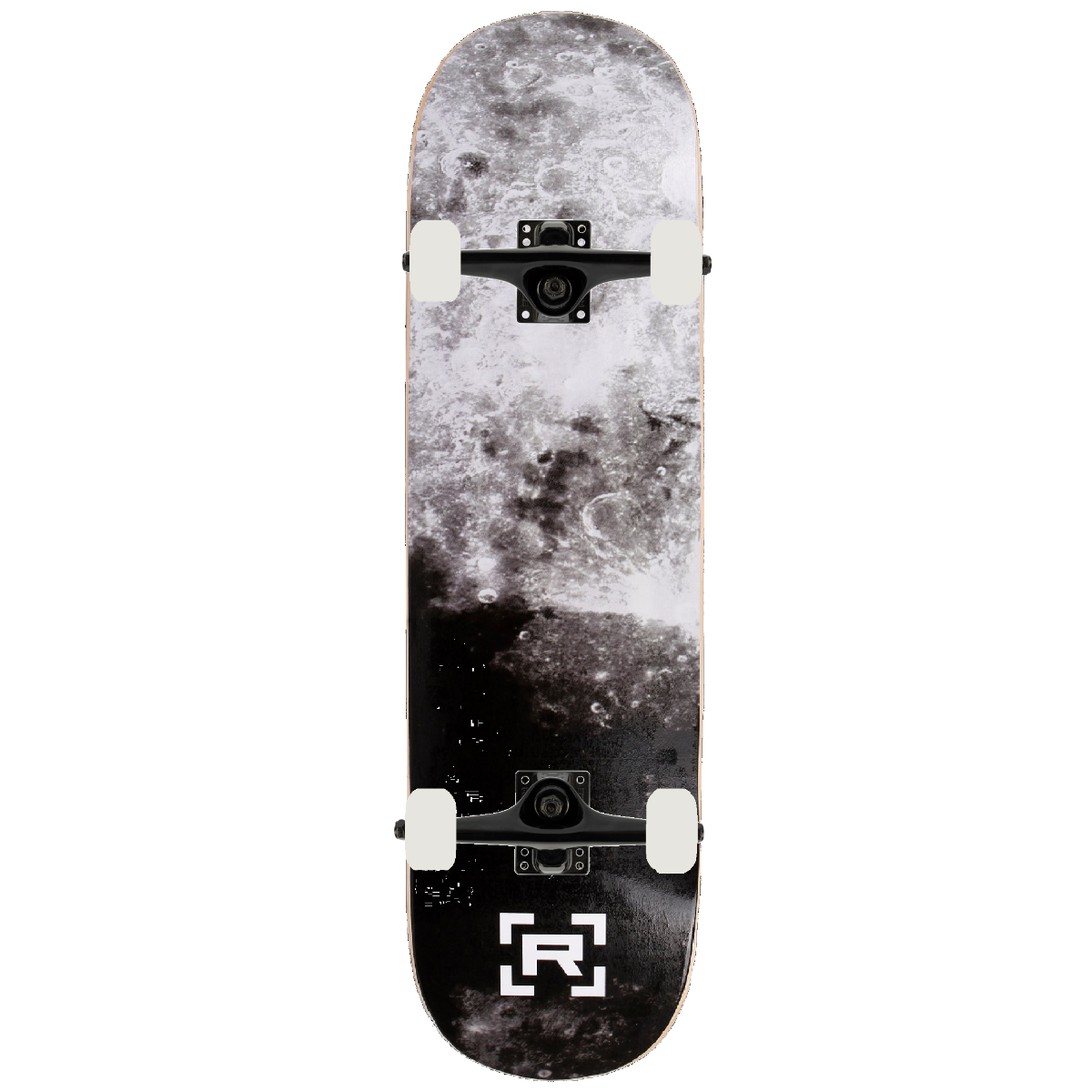 Rampage Lunar Custom Skateboard - Black 7.75"