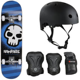 Rampage Graffiti Skull Complete Skateboard Bundle