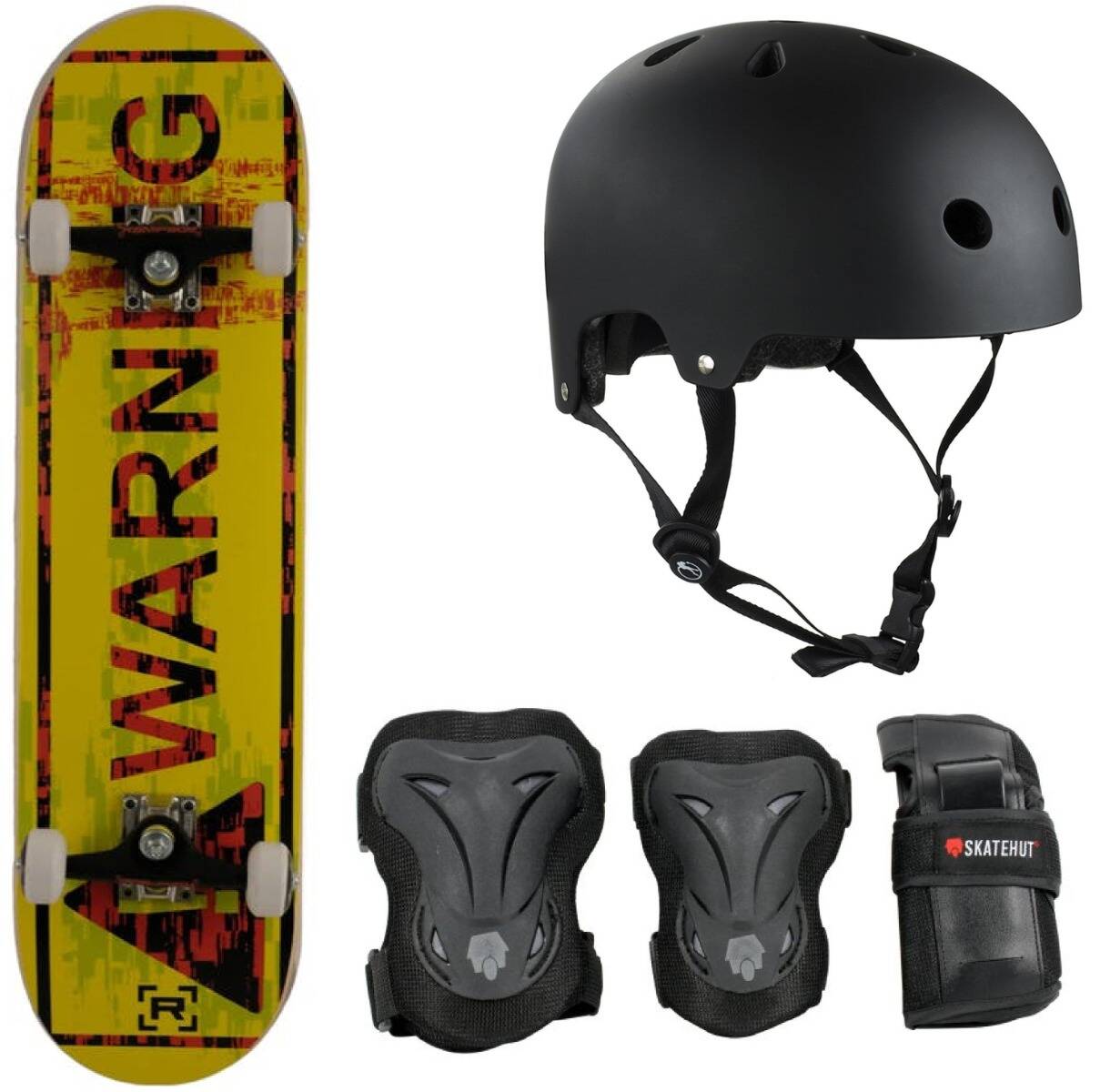 Rampage Glitch Warning Complete Skateboard Bundle