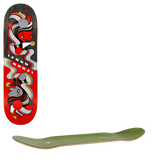 Real Ishod Twin Tail Skateboard Deck - Fowls 8.5"