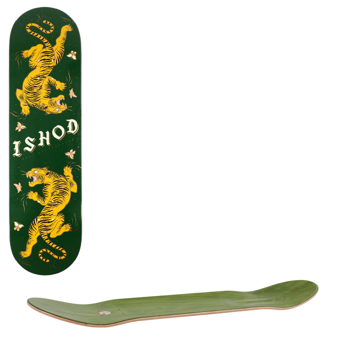 Real Ishod Cat Scratch Glitter Skateboard Deck - 8.5"