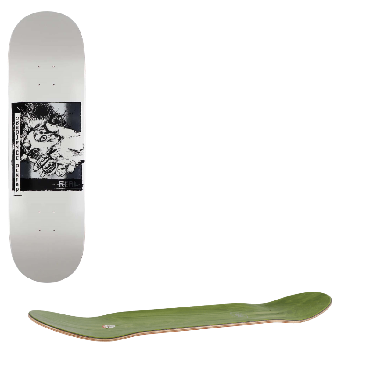 Real Obedience Denied Skateboard Deck - 8.5"