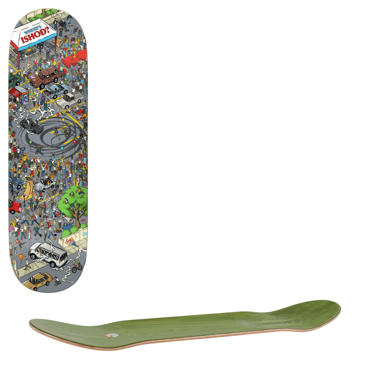 Real Where's Ishod Skateboard Deck 8.25"