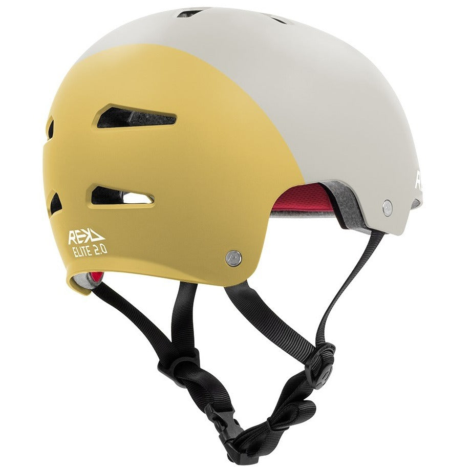 REKD Elite 2.0 Helmet - Grey/Yellow
