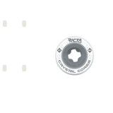 Ricta Crystal Cores 95a Skateboard Wheels - White 54mm