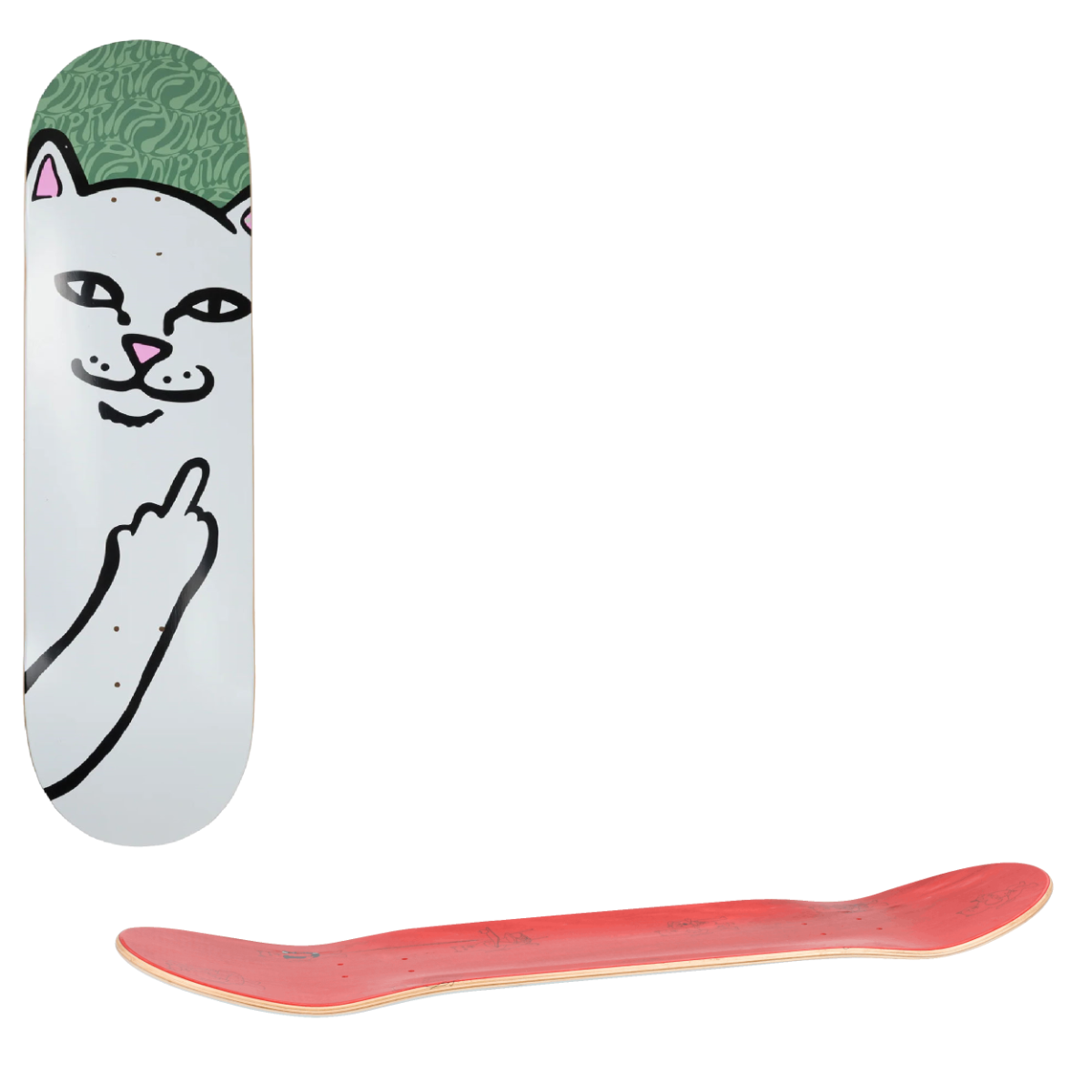 RIPNDIP Lord Nermal Wilshire Skateboard Deck - Green 8.5"