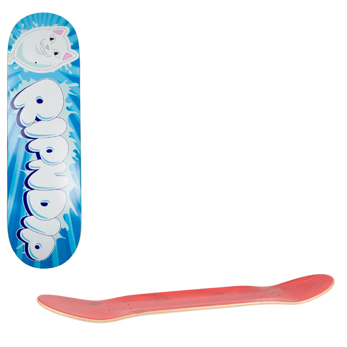 RIPNDIP Nerm Balloon Skateboard Deck - Blue 8.5"