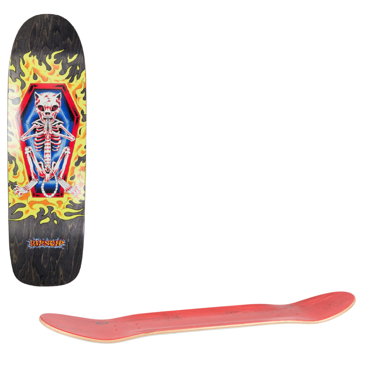RIPNDIP Burn In Heck Skateboard Deck 8.8"