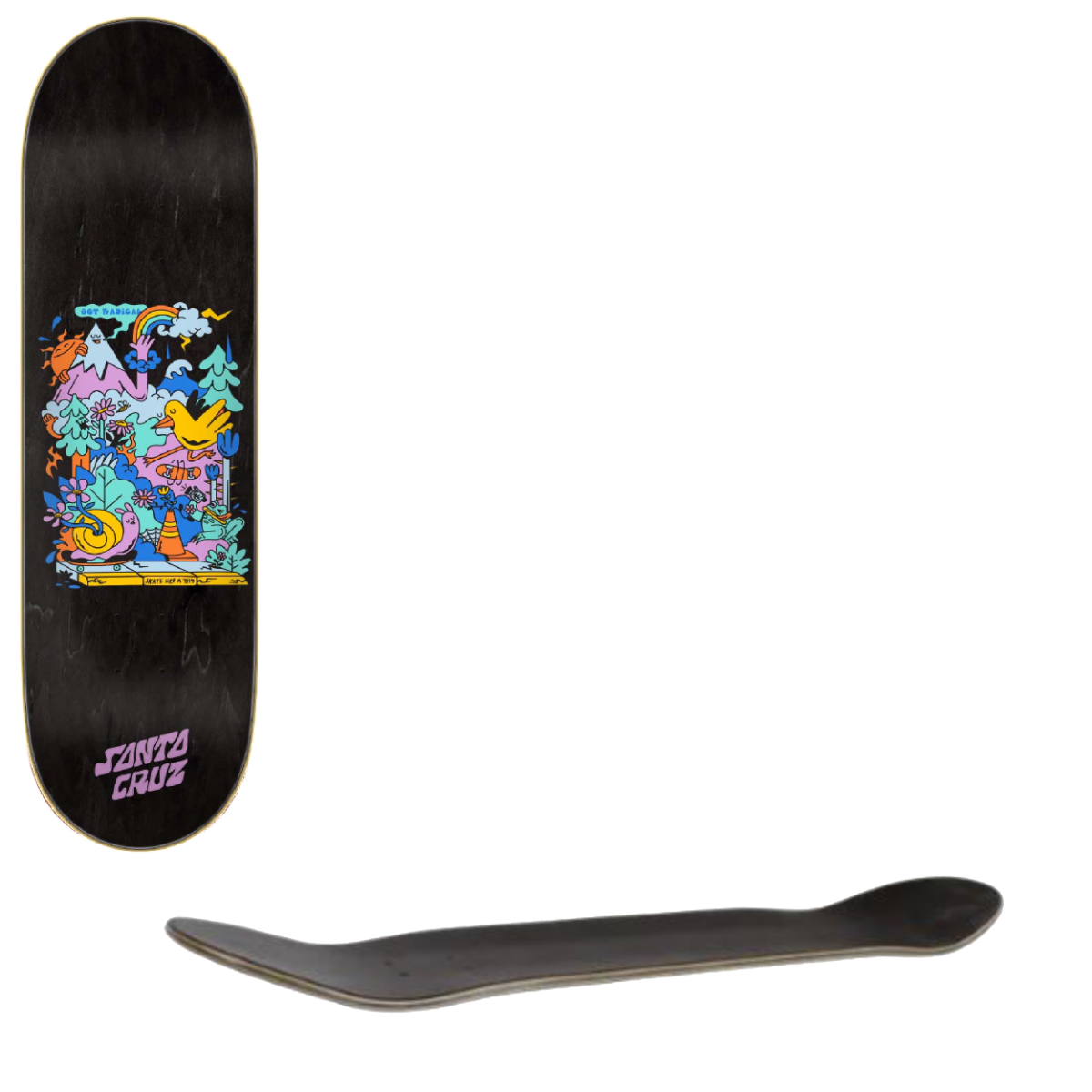 Santa Cruz Skate Like A Girl Skateboard Deck - 8"
