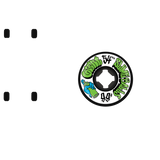 Santa Cruz Mike Giant Speed Balls Skateboard Wheels - Black 54mm