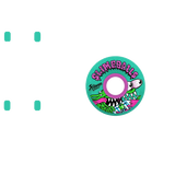 Santa Cruz Slime Balls Meek Slasher OG Skateboard Wheels - Green 60mm