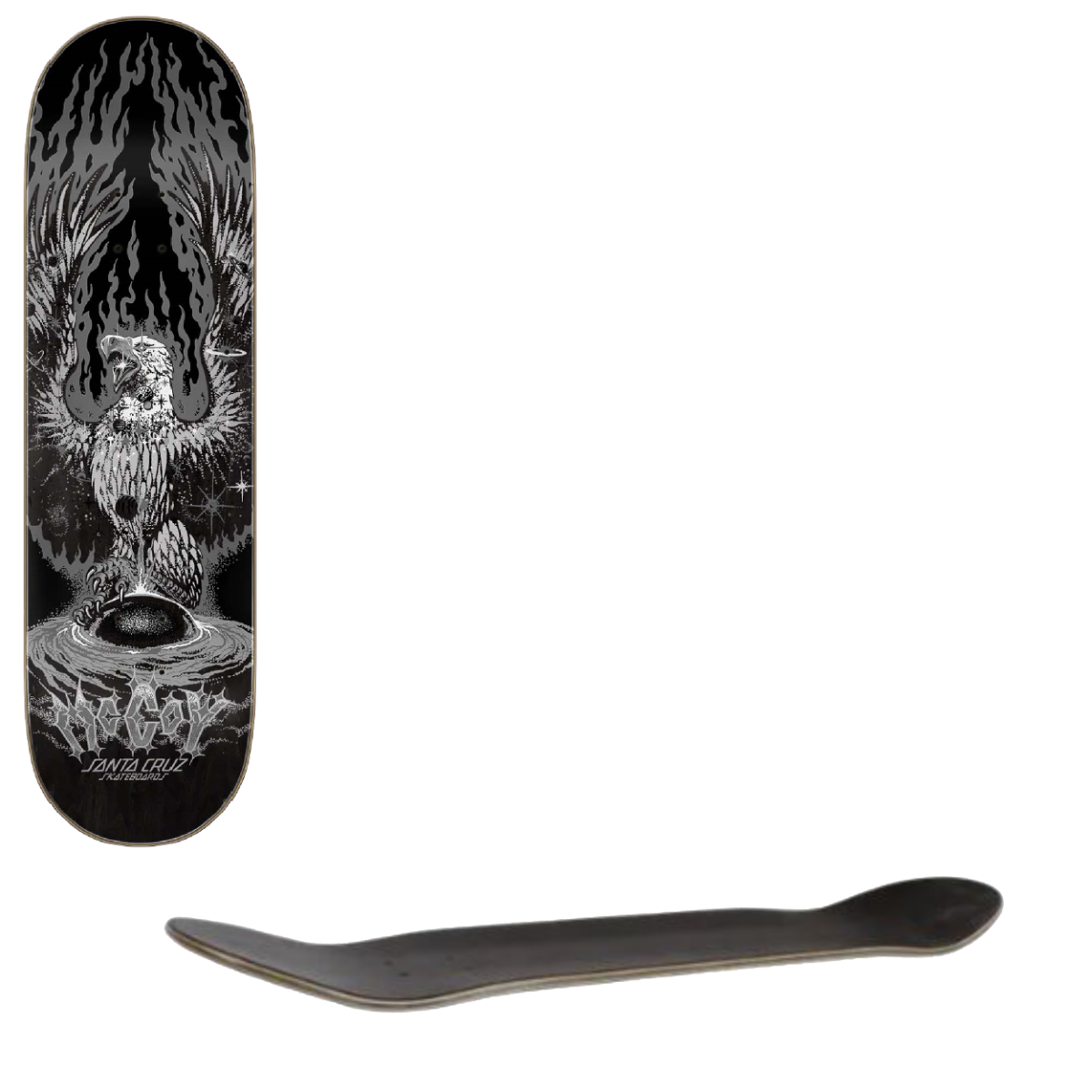 Santa Cruz VX Cosmic Eagle Skateboard Deck - McCoy 8.25"