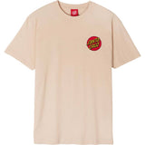 Santa Cruz Classic Dot Chest T Shirt - Oat