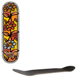 Santa Cruz Flower Crew Pro Skateboard Deck - Delfino 8"