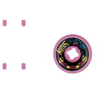Santa Cruz Slime Balls Natas Kaupas Panther Vomits Skateboard Wheels - Pink 60mm