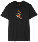 Santa Cruz Burnt Bone Hand T-Shirt - Black