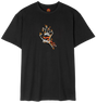 Santa Cruz Burnt Bone Hand T-Shirt - Black